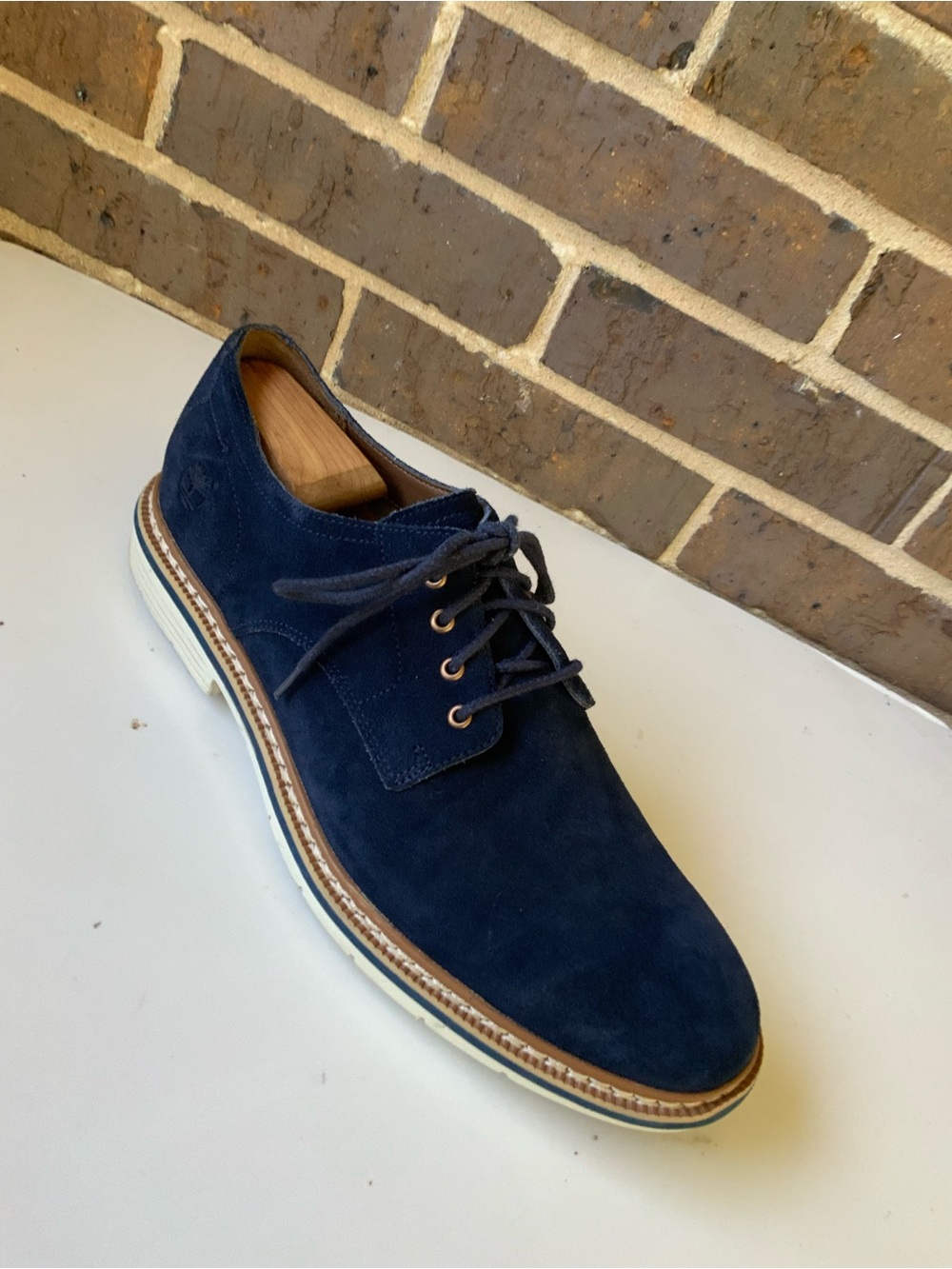 Timberland Men's Navy Suede Chukka Derby